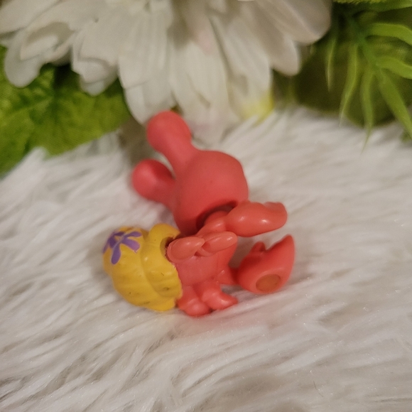 Littlest Pet Shop Authentic LPS #62 Red Hermit Crab Green Eyes Hasbro - Picture 9 of 12